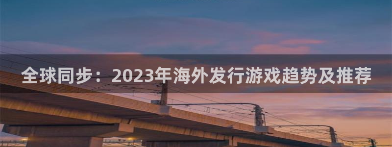 亿万28官网注册平台官网下载：全球同步：2023年海外发行游戏趋势及推荐